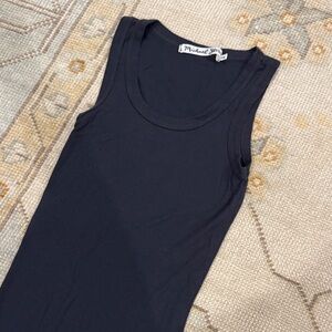 Michael Stars Classic Dark Gray Tank Top
